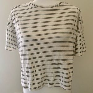 Forever 21 cropped striped tee